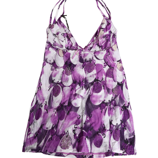 Roberto Cavalli Multicolor Patterned Halter Neck Underwear