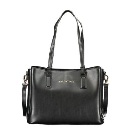 Mario Valentino Nero Polyurethane Women's Bag with Recycled Features