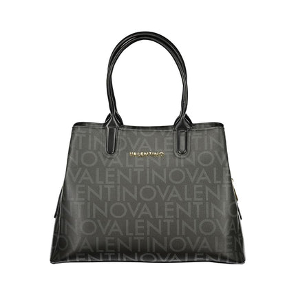 Mario Valentino Black Polyurethane Women's Bag