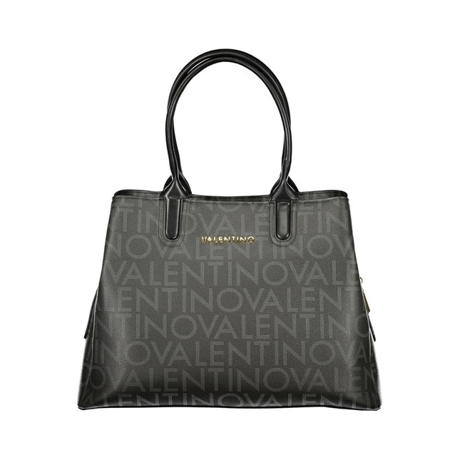Mario Valentino Black Polyurethane Women's Bag