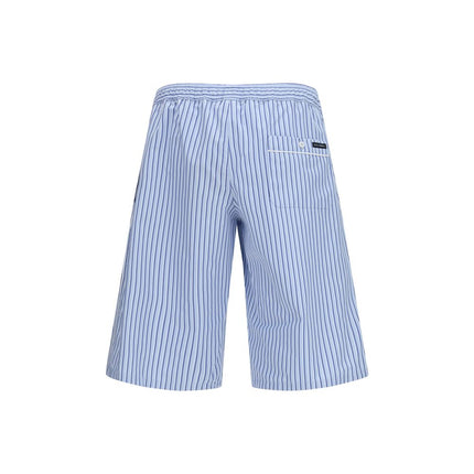 Dolce & Gabbana Blue Cotton Bermuda Shorts