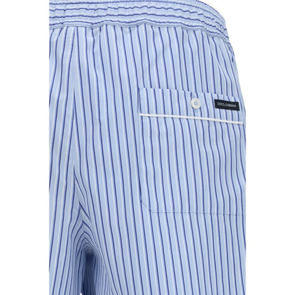 Dolce & Gabbana Blue Cotton Bermuda Shorts