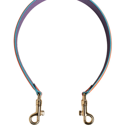 Dolce & Gabbana Orange Purple Calf Leather Bag Accessory  Shoulder Strap