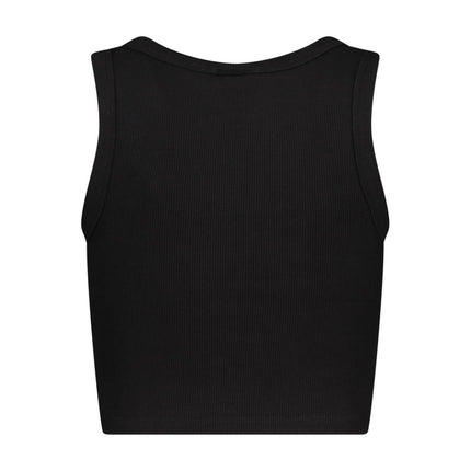 Guess Jeans Black Viscose Women's Tank Top