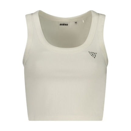 Guess Jeans White Viscose Women's Top