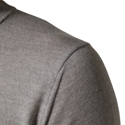 Dolce & Gabbana Gray Long Sleeves Crew Neck Pullover Sweater