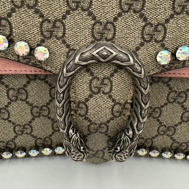 Gucci GUCCI DIONYSUS GG Supreme with Diamantes Handbag