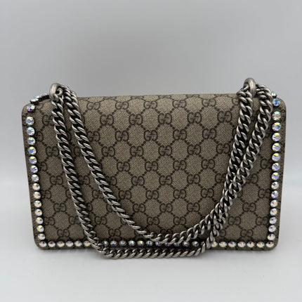 Gucci GUCCI DIONYSUS GG Supreme with Diamantes Handbag