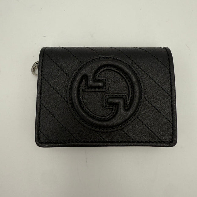 Gucci GUCCI GG BLONDIE Black Compact Wallet