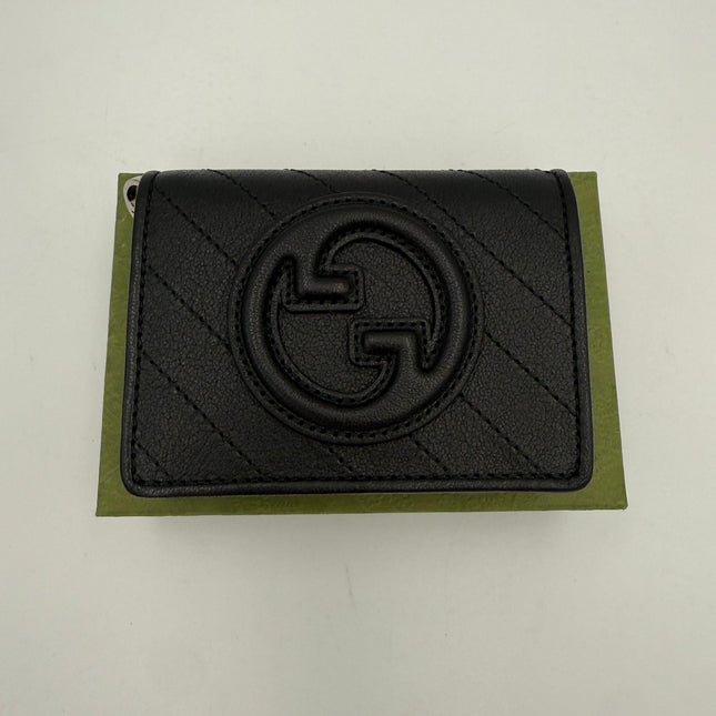 Gucci GUCCI GG BLONDIE Black Compact Wallet
