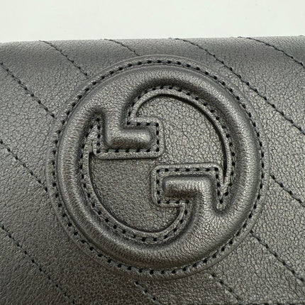 Gucci GUCCI GG BLONDIE Black Compact Wallet