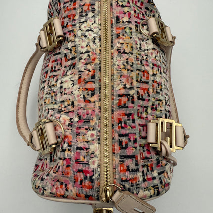 Fendi FENDI FF Canvas Fiori Handbag