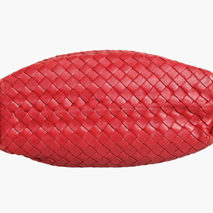 Bottega Veneta Red Intrecciato Leather Tote Bag