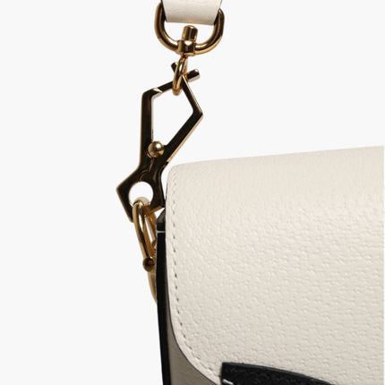 Gucci x Adidas Horsebit 1955 White Black Calfskin Leather Shoulder Bag