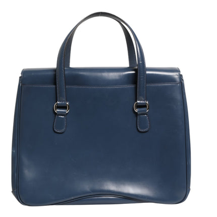 Gucci Blue Smooth Leather Lady Lock Shouler Bag
