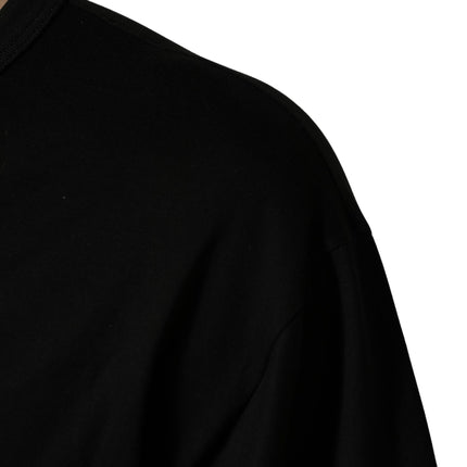 Dolce & Gabbana Black Camouflage Pocket Oversized T-shirt