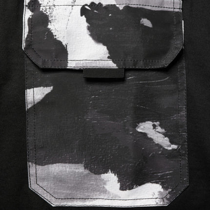 Dolce & Gabbana Black Camouflage Pocket Oversized T-shirt