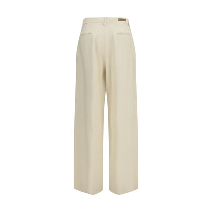 Jacob Cohen Beige Viscose Casual Pants