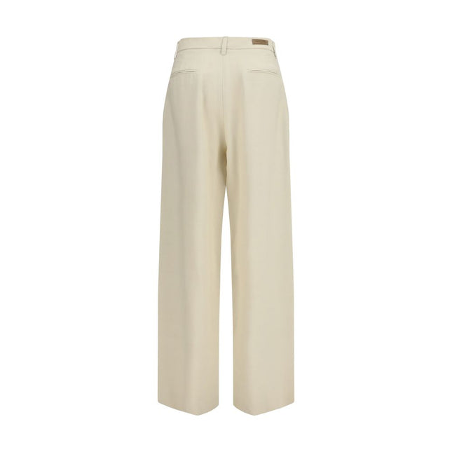 Jacob Cohen Beige Viscose Casual Pants