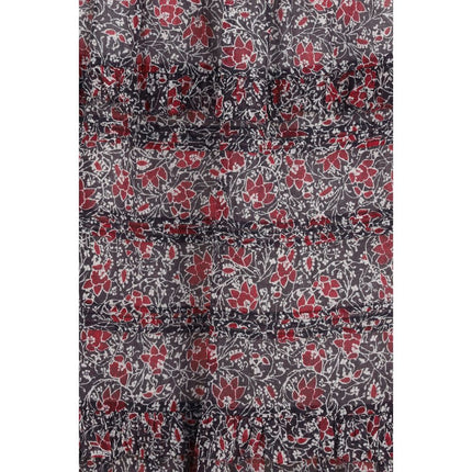 Marant Etoile Purple Cotton Long Skirt
