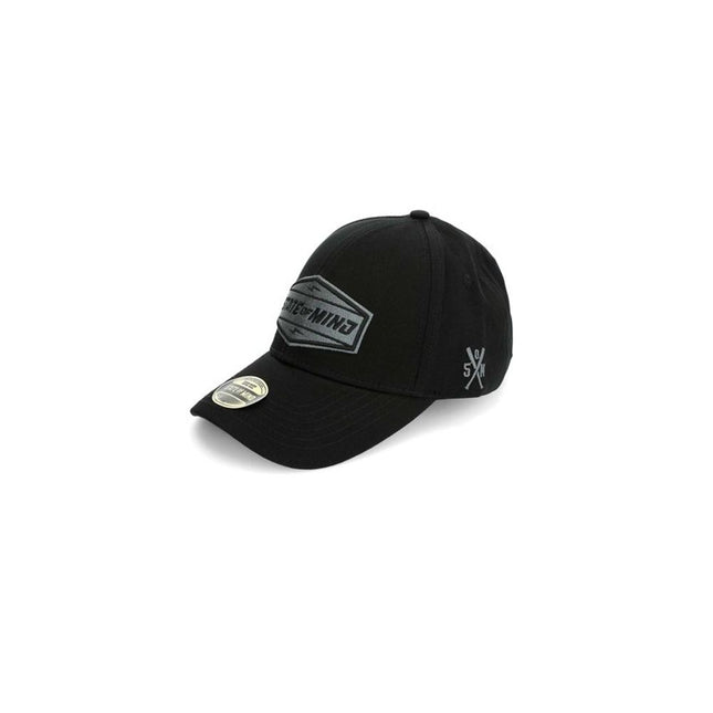 5TATE OF MIND Black Cotton Cap (Baseball Hat)