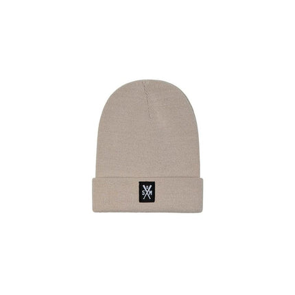 5TATE OF MIND Beige Polyacrylic Beanie