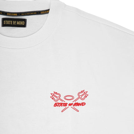 5TATE OF MIND White Cotton T-Shirt