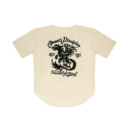 5TATE OF MIND White Cotton Shortsleeve Shirt
