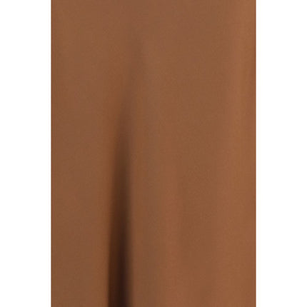 Brunello Cucinelli Brown Acetate Midi Skirt