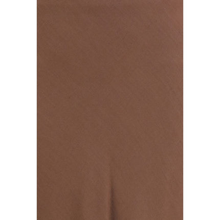 Brunello Cucinelli Brown Viscose Long Skirt