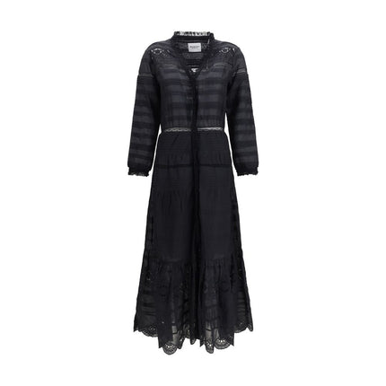 Marant Etoile Black Cotton Casual Dress