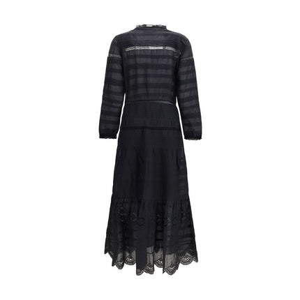 Marant Etoile Black Cotton Casual Dress