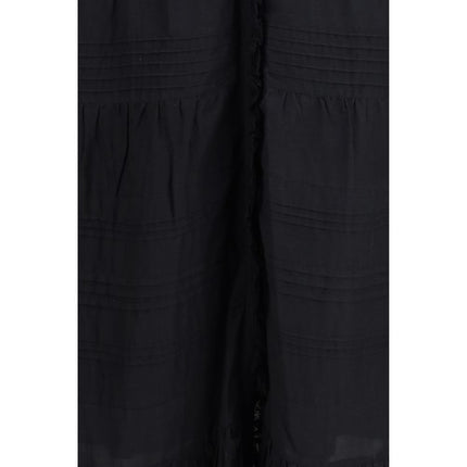 Marant Etoile Black Cotton Casual Dress
