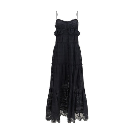Marant Etoile Black Cotton Casual Dress