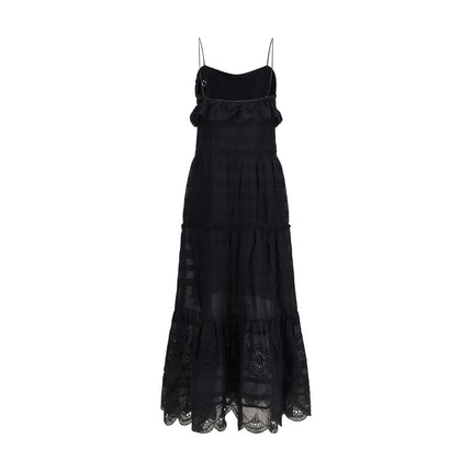 Marant Etoile Black Cotton Casual Dress