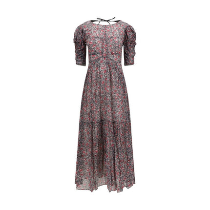 Marant Etoile Purple Cotton Casual Dress