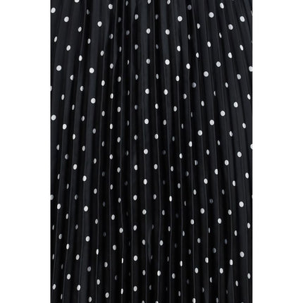 Self-Portrait Black Polyester Casual Dress