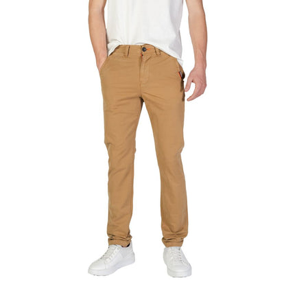 Superdry Beige Cotton Skinny Pants