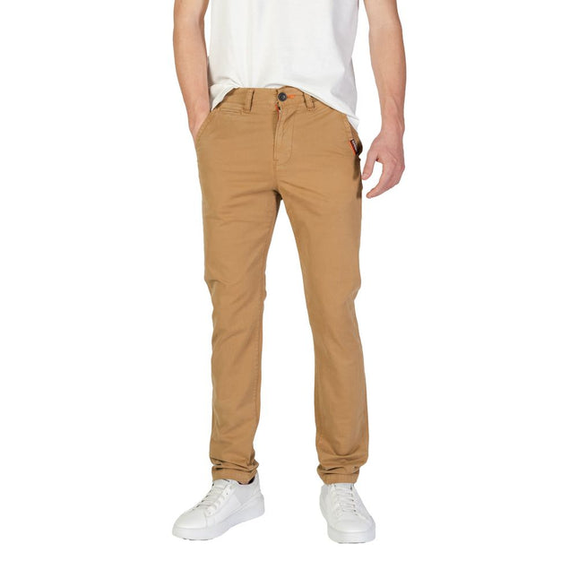 Superdry Beige Cotton Skinny Pants