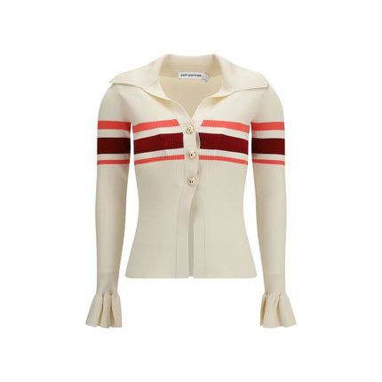 Self-Portrait Beige Viscose Blouse