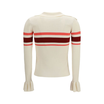 Self-Portrait Beige Viscose Blouse