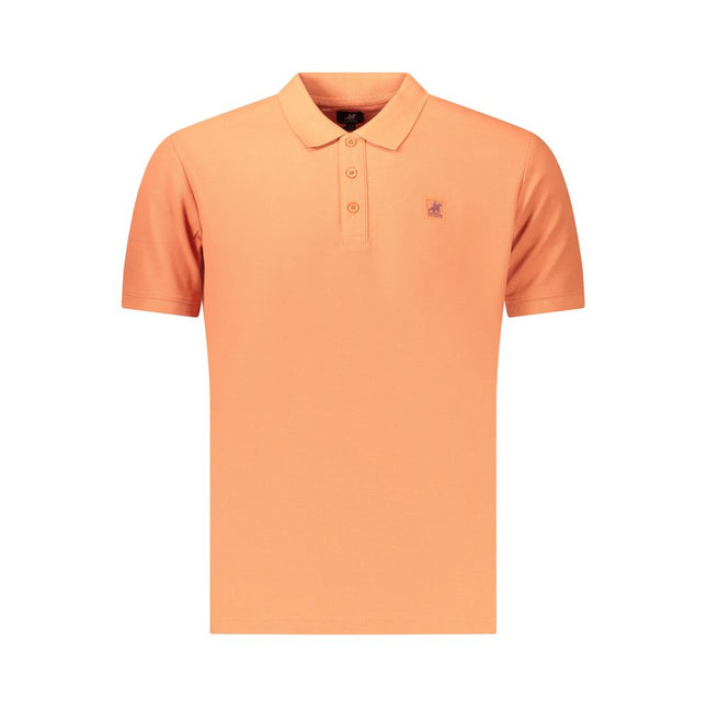 U.S. Grand Polo Orange Cotton Men's Polo Shirt