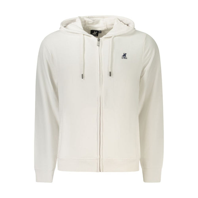 U.S. Grand White Cotton Men's Sweatshirt