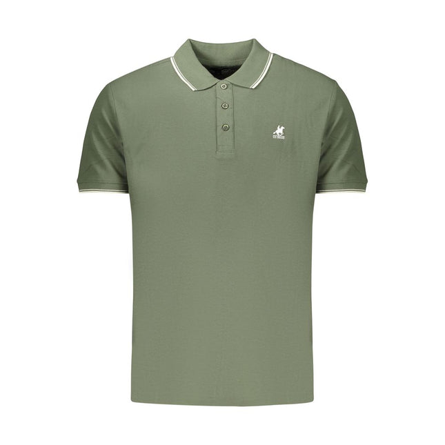 U.S. Grand Polo Green Cotton Men's Polo