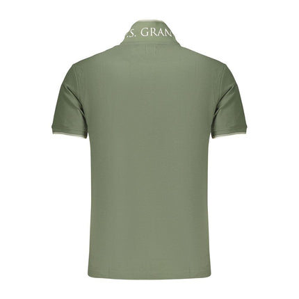U.S. Grand Green Cotton Men's Polo