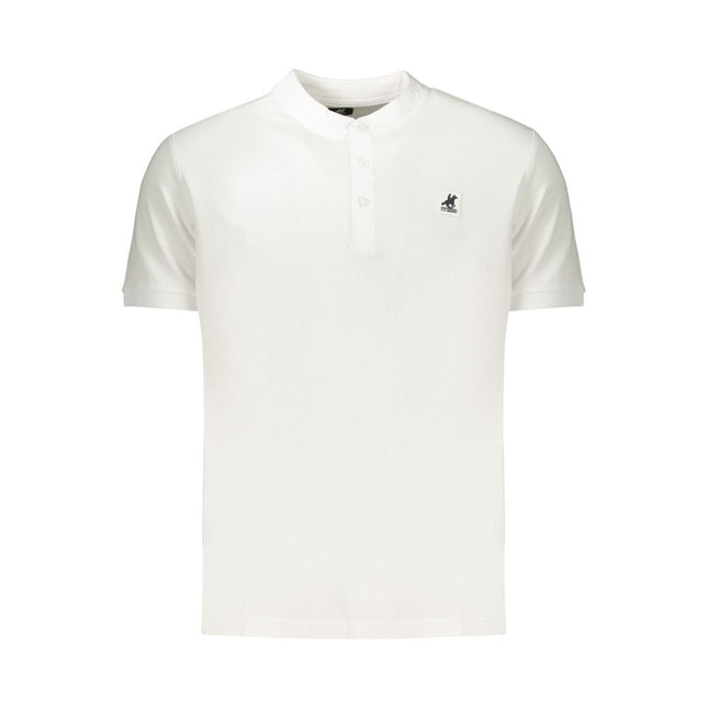 U.S. Grand Polo White Cotton Men's Polo Shirt