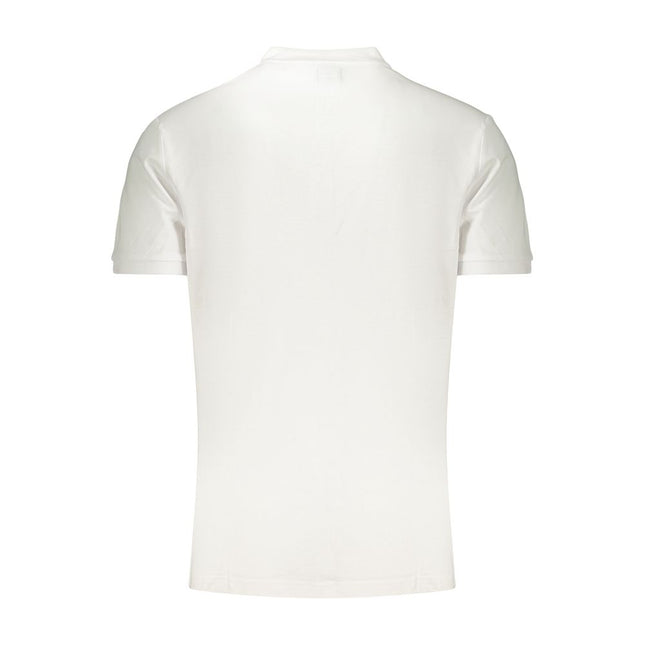U.S. Grand White Cotton Men's Polo Shirt