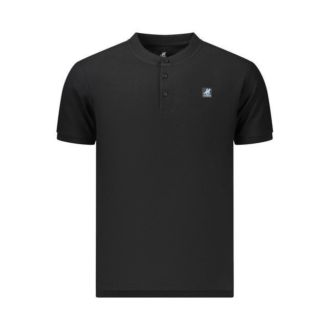 U.S. Grand Black Cotton Men's Polo Shirt
