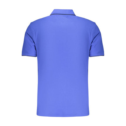U.S. Grand Blue Cotton Men's Polo Shirt