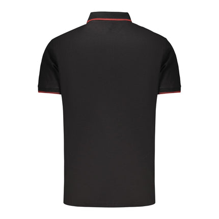 U.S. Grand Black Cotton Men Polo